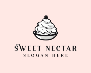 Sweet Dessert Mousse  logo design