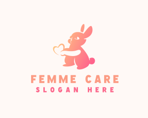 Rabbit Care Veterinary Clinic logo design