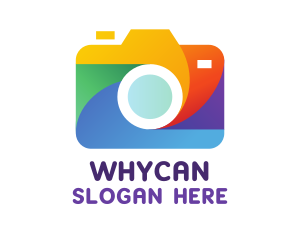 Colorful Whirl Camera Logo