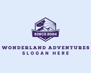 Mountain Peak Hiking logo design