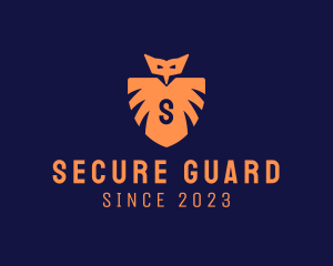 Owl Shield Wings Security logo design