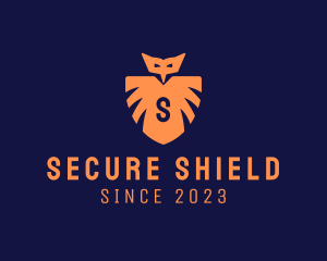 Owl Shield Wings Security logo design