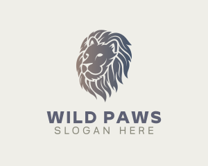 Animal Wild Lion logo design