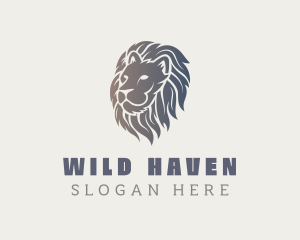 Animal Wild Lion logo design