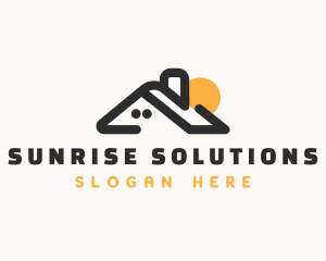 Home Builder Sunrise logo design