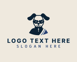 Canine - Pet Dog Sunglasses logo design