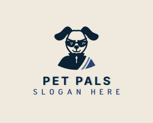 Pet Dog Sunglasses logo design