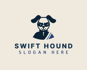 Pet Dog Sunglasses logo design