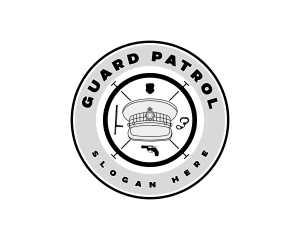 Patrol - Police Hat Bodyguard logo design