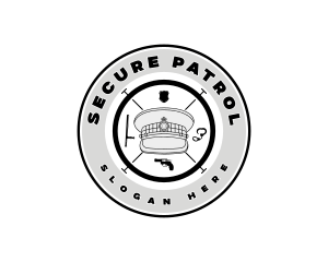 Patrol - Police Hat Bodyguard logo design