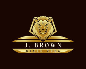 Luxury Lion Crest Logo
