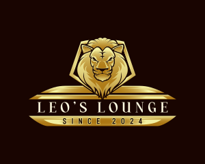 Leo - Luxury Lion Crest logo design