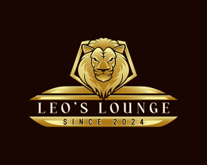 Luxury Lion Crest logo design