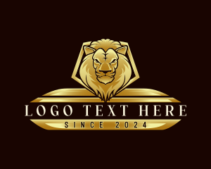Leo - Luxury Lion Crest logo design