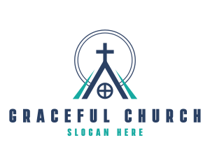 Church - Church Cross Religion logo design