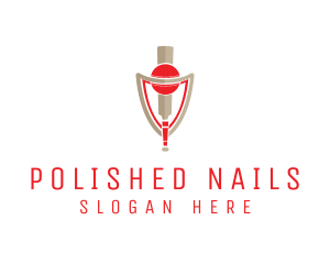 Cricket Bat Ball Shield  logo design