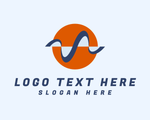 Playlist - Modern Creative Wave logo design