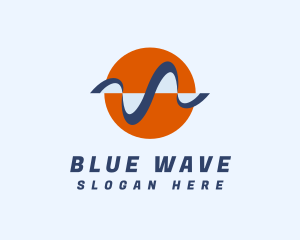 Modern Creative Wave logo design