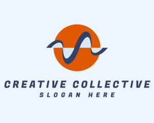 Modern Creative Wave logo design