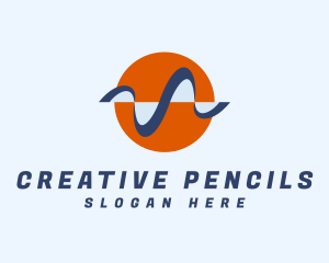 Modern Creative Wave logo design