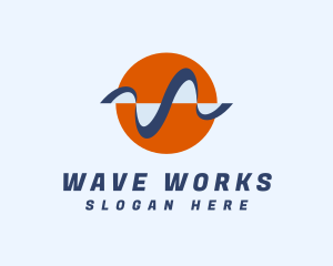 Modern Creative Wave logo design