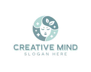 Mental Health Mindfulness Head logo design