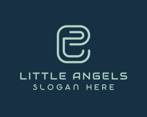 It Expert - Digital Tech Software Letter E logo design