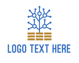 Online Learning - Circuit Tree Technology logo design