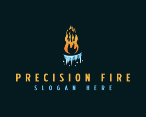 Fire Ice Thermal logo design