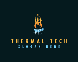 Fire Ice Thermal logo design