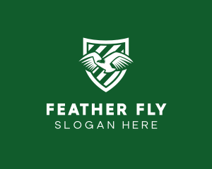 Flying Eagle Shield logo design