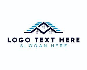 Apartment - House Roofing Apartment logo design