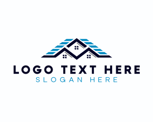 Housing - House Roofing Apartment logo design