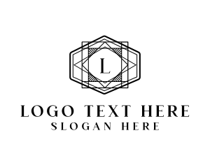 Hip - Art Deco Geometric Business logo design