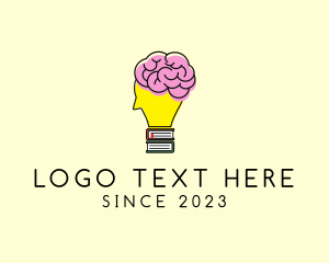 Genius - Smart Brain Book logo design