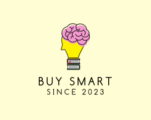 Smart Brain Book  logo design