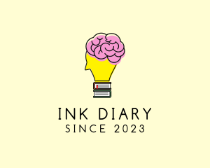 Diary - Smart Brain Book logo design