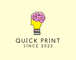 Booklet - Smart Brain Book logo design