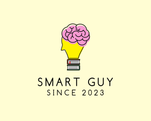 Smart Brain Book  logo design