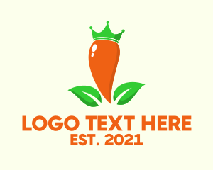 Natural - Chili Pepper Crown logo design