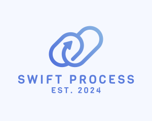 Processing - Business Processing Arrow logo design
