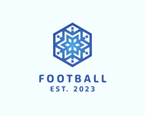 Cooling - Cool Snowflake Winter logo design