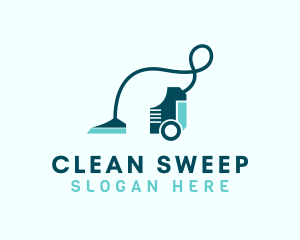 Sanitary Vacuum Cleaning logo design