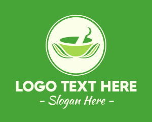 Mortar And Pestle - Herbal Mixing Bowl logo design