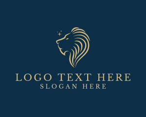 Lion - Elegant Zodiac Leo logo design