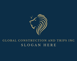 Lion - Elegant Zodiac Leo logo design