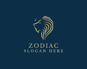 Elegant Zodiac Leo logo design
