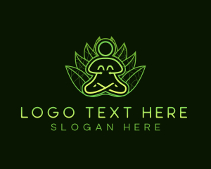 Monoline - Yoga Lotus Spa logo design