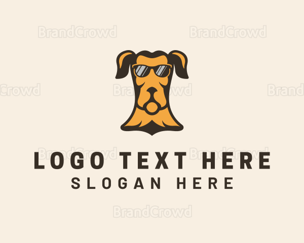Labrador Pet Dog Logo