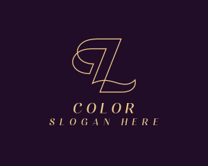 Golden - Luxury Fashion Jewelry logo design